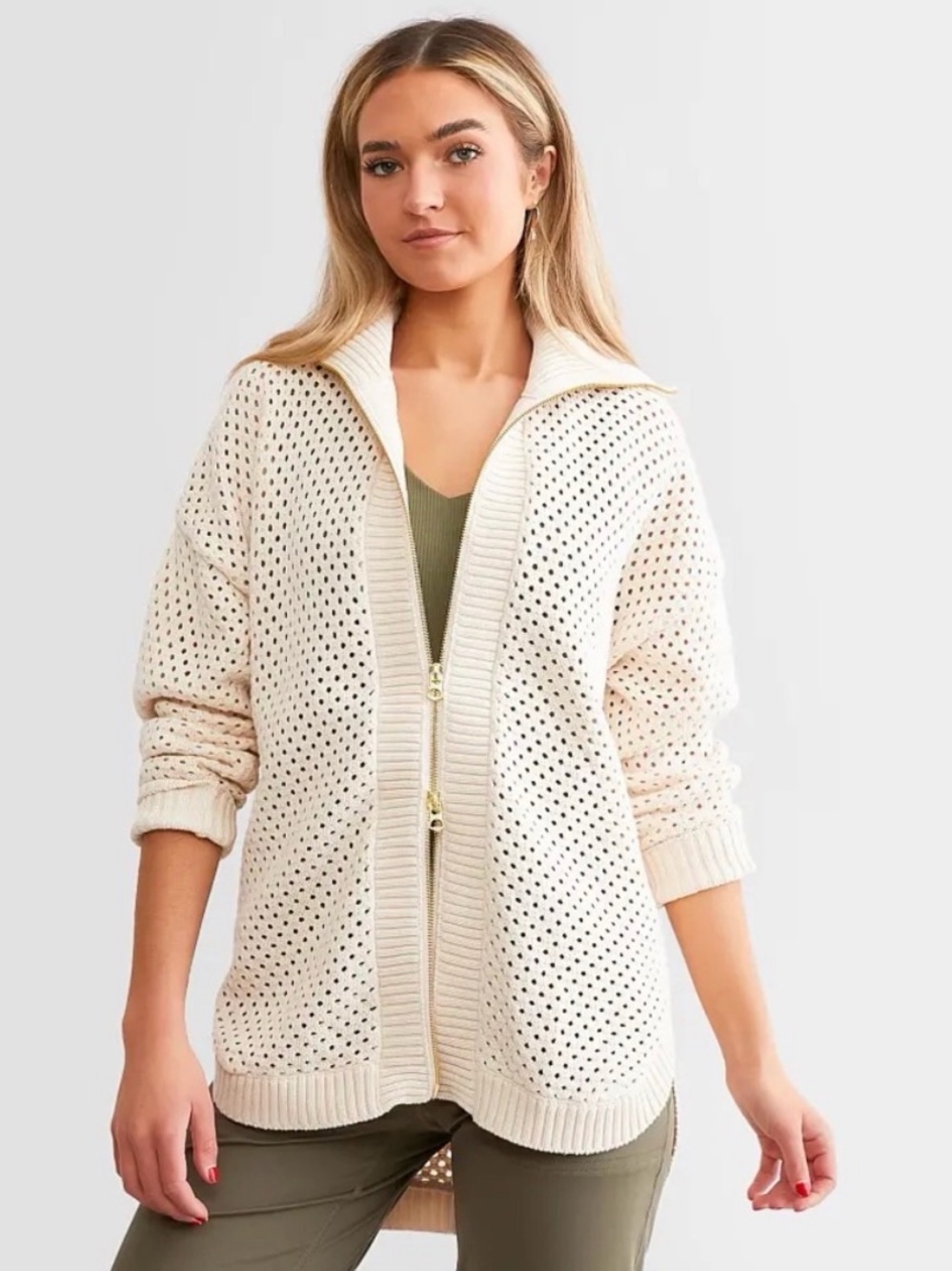 Varley Finn Longline Knit Jacket NWT